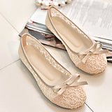 2019 nova mulheres flats shoes ballet flats deslizamento de Moda em sapatos recortes mulheres sapatos baixos doce oco sapatos femininos de verão sapatos casuais