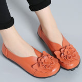 Mulheres Designer de Sapatos Baixos Mulheres Sapatos de Couro Genuíno Das Mulheres Sapatas Das Senhoras Mocassins Mulheres Sapatos Casuais Zapatos Mujer Tamanho 35- 44