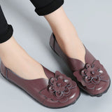 Mulheres Designer de Sapatos Baixos Mulheres Sapatos de Couro Genuíno Das Mulheres Sapatas Das Senhoras Mocassins Mulheres Sapatos Casuais Zapatos Mujer Tamanho 35- 44