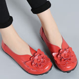Mulheres Designer de Sapatos Baixos Mulheres Sapatos de Couro Genuíno Das Mulheres Sapatas Das Senhoras Mocassins Mulheres Sapatos Casuais Zapatos Mujer Tamanho 35- 44