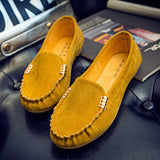 Plus Size 35-43 Mulheres Apartamentos sapatos Mocassins 2019 Cores Doces Slip on Flat Shoes Ballet Flats Senhoras Confortáveis sapato zapatos mujer
