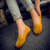 Plus Size 35-43 Mulheres Apartamentos sapatos Mocassins 2019 Cores Doces Slip on Flat Shoes Ballet Flats Senhoras Confortáveis sapato zapatos mujer
