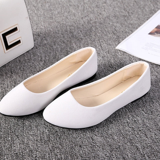 Plus Size 35-43 Mulheres Sapatos de Cores Doces Mulher Sapatas da Mola Mocassins Slip On Flats Casual Calçados femininos Outono zapatos de mujer