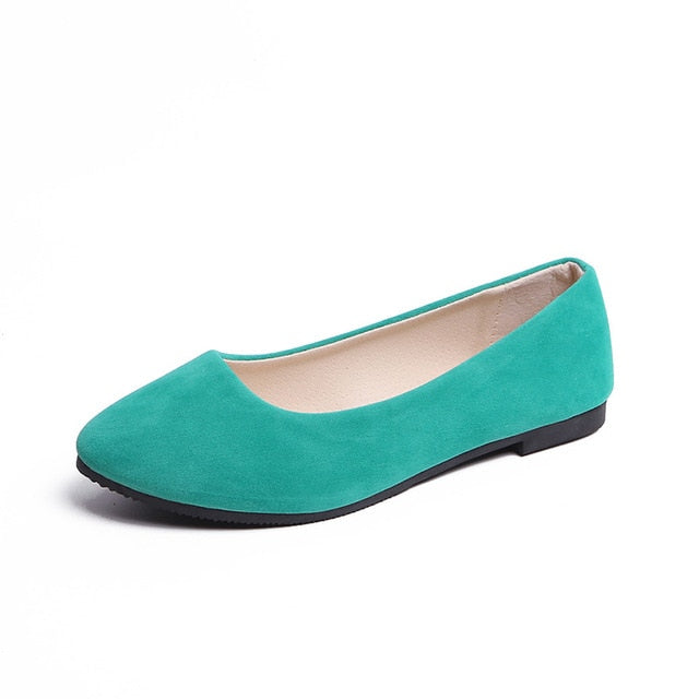 Plus Size 35-43 Mulheres Sapatos de Cores Doces Mulher Sapatas da Mola Mocassins Slip On Flats Casual Calçados femininos Outono zapatos de mujer