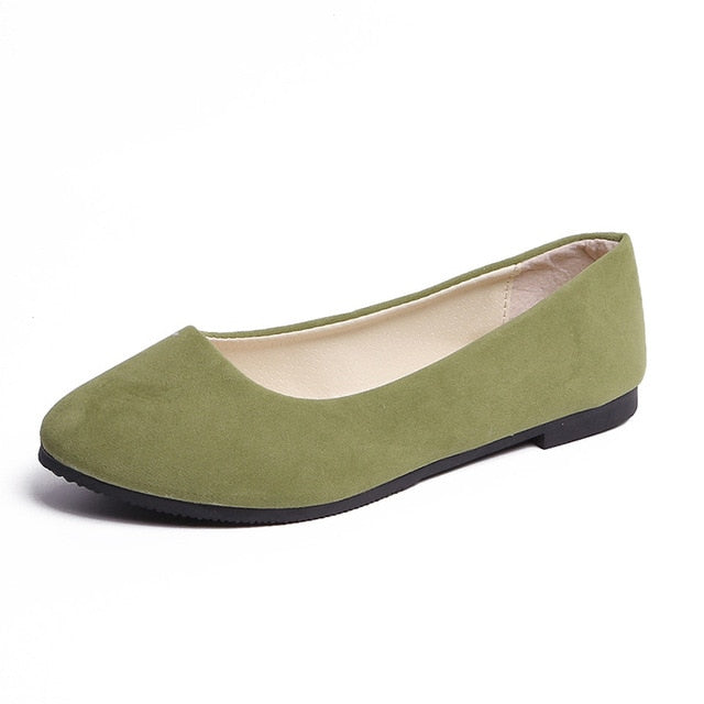 Plus Size 35-43 Mulheres Sapatos de Cores Doces Mulher Sapatas da Mola Mocassins Slip On Flats Casual Calçados femininos Outono zapatos de mujer
