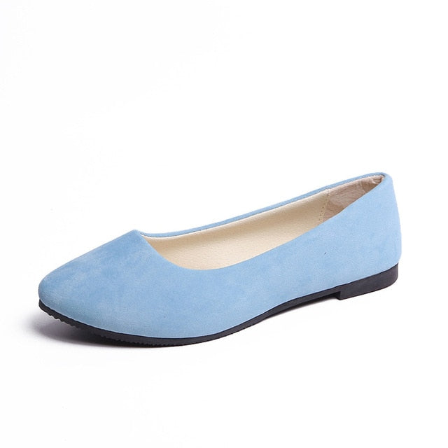 Plus Size 35-43 Mulheres Sapatos de Cores Doces Mulher Sapatas da Mola Mocassins Slip On Flats Casual Calçados femininos Outono zapatos de mujer