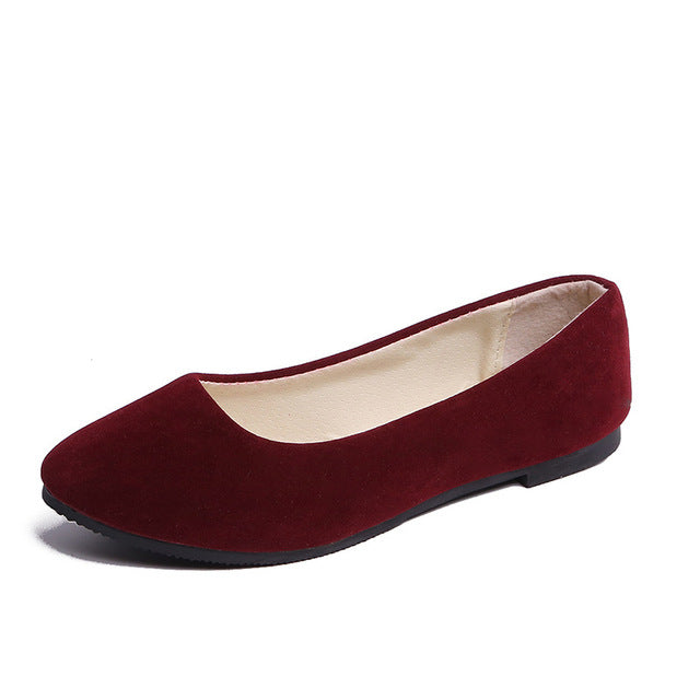 Plus Size 35-43 Mulheres Sapatos de Cores Doces Mulher Sapatas da Mola Mocassins Slip On Flats Casual Calçados femininos Outono zapatos de mujer
