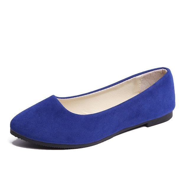 Plus Size 35-43 Mulheres Sapatos de Cores Doces Mulher Sapatas da Mola Mocassins Slip On Flats Casual Calçados femininos Outono zapatos de mujer