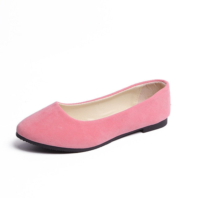 Plus Size 35-43 Mulheres Sapatos de Cores Doces Mulher Sapatas da Mola Mocassins Slip On Flats Casual Calçados femininos Outono zapatos de mujer