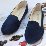 Plus Size Mulheres Sapatos Flats Mulher Doce Cor Primavera Outono Sapatas Lisas Das Mulheres Mocassins Zapatos Mujer Sapatos de Verão Size35-43