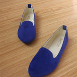 Plus Size Mulheres Sapatos Flats Mulher Doce Cor Primavera Outono Sapatas Lisas Das Mulheres Mocassins Zapatos Mujer Sapatos de Verão Size35-43