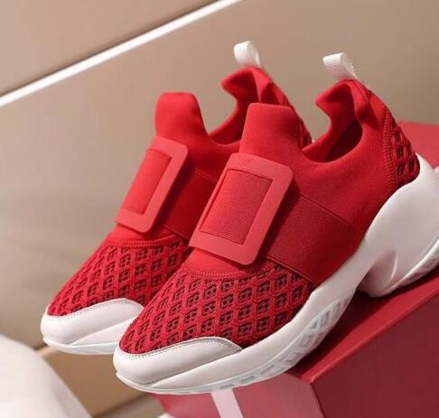 Prova Perfetto New air mesh cristal Formadores creeper sneakers mulheres sapatos casuais sapatos de plataforma fundo grosso strass tenis feminino
