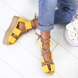 SHUJIN 2019 Mulheres Moda Verão Sandálias de Praia Sapatos Femininos Confortáveis Sandálias Plataforma Cunha Sapatos de Salto Alto Plus Size