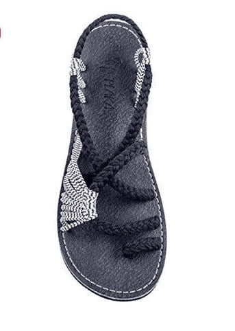 Sandálias das mulheres Plus Size 35-43 Confortável Mulher Sapatas do Verão Estilo Roma Sapatos de Praia Feminino Sandálias Planas Senhoras Chaussures femme