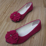 Sapatas das mulheres Ballet Flats 2019 Primavera Outono Moda Feminina Bailarina Apartamentos Sapatas Das Senhoras Sapatos de Flores Doces Sapatos Feminino