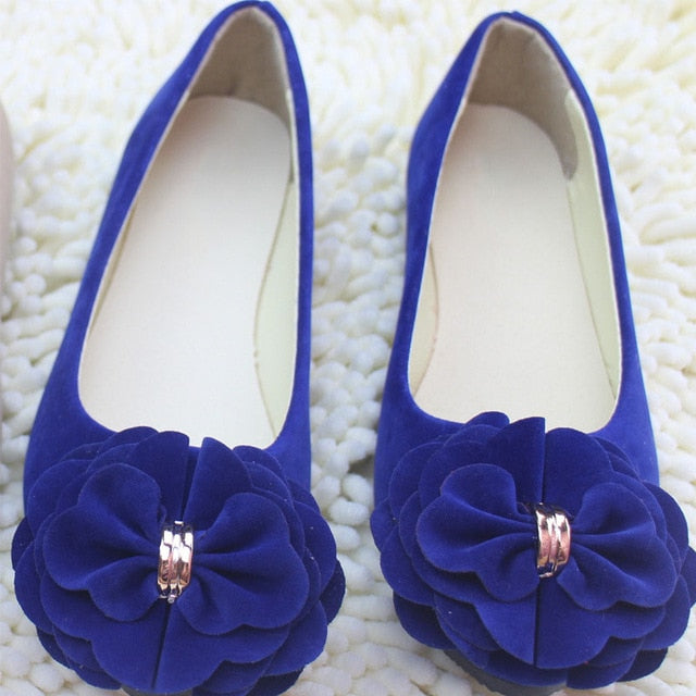 Sapatas das mulheres Ballet Flats 2019 Primavera Outono Moda Feminina Bailarina Apartamentos Sapatas Das Senhoras Sapatos de Flores Doces Sapatos Feminino