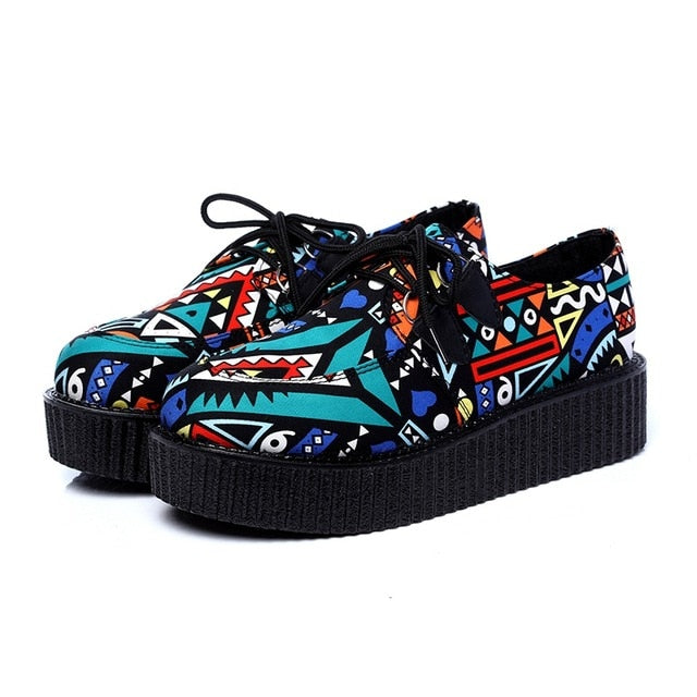 Trepadeiras Mulheres Sapatos Femininos Sapatos de Plataforma Plana Sapatos Moda Lace-Up Casual Sapatos de Camurça Preta Trepadeiras Sapatos Mulheres 10 Cores 35-41