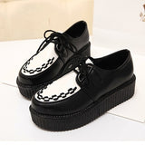 Trepadeiras Mulheres Sapatos Femininos Sapatos de Plataforma Plana Sapatos Moda Lace-Up Casual Sapatos de Camurça Preta Trepadeiras Sapatos Mulheres 10 Cores 35-41