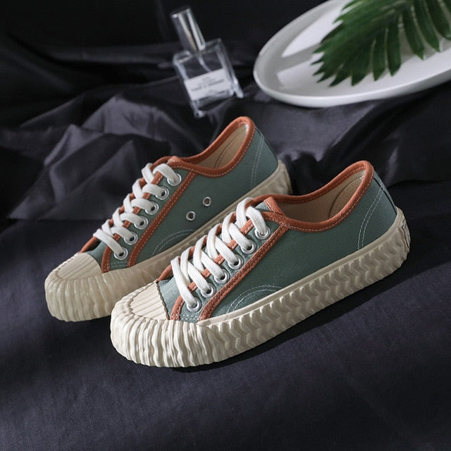 XiuNingYan As Sapatilhas Das Mulheres Sapatos Casuais Mulher 2019 Moda Primavera Trepadeiras Sapatas de Lona Senhora Apartamentos Senhoras Sapatos Plataforma de Funcionamento