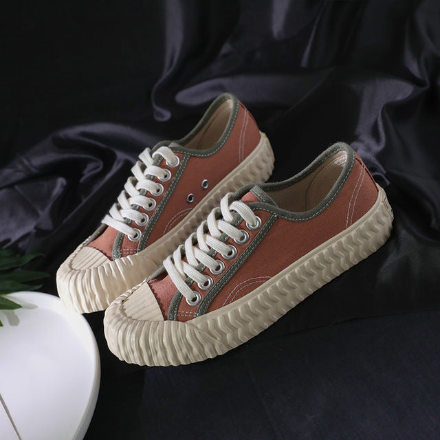 XiuNingYan As Sapatilhas Das Mulheres Sapatos Casuais Mulher 2019 Moda Primavera Trepadeiras Sapatas de Lona Senhora Apartamentos Senhoras Sapatos Plataforma de Funcionamento